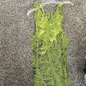 Long Green Dress